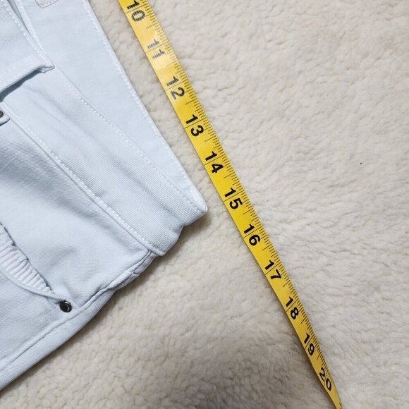 UNIQLO Skinny Jeans Blue Tapered Mid Rise Ultra Stretch Light Wash 12 (30 x 32) - Picture 8 of 8